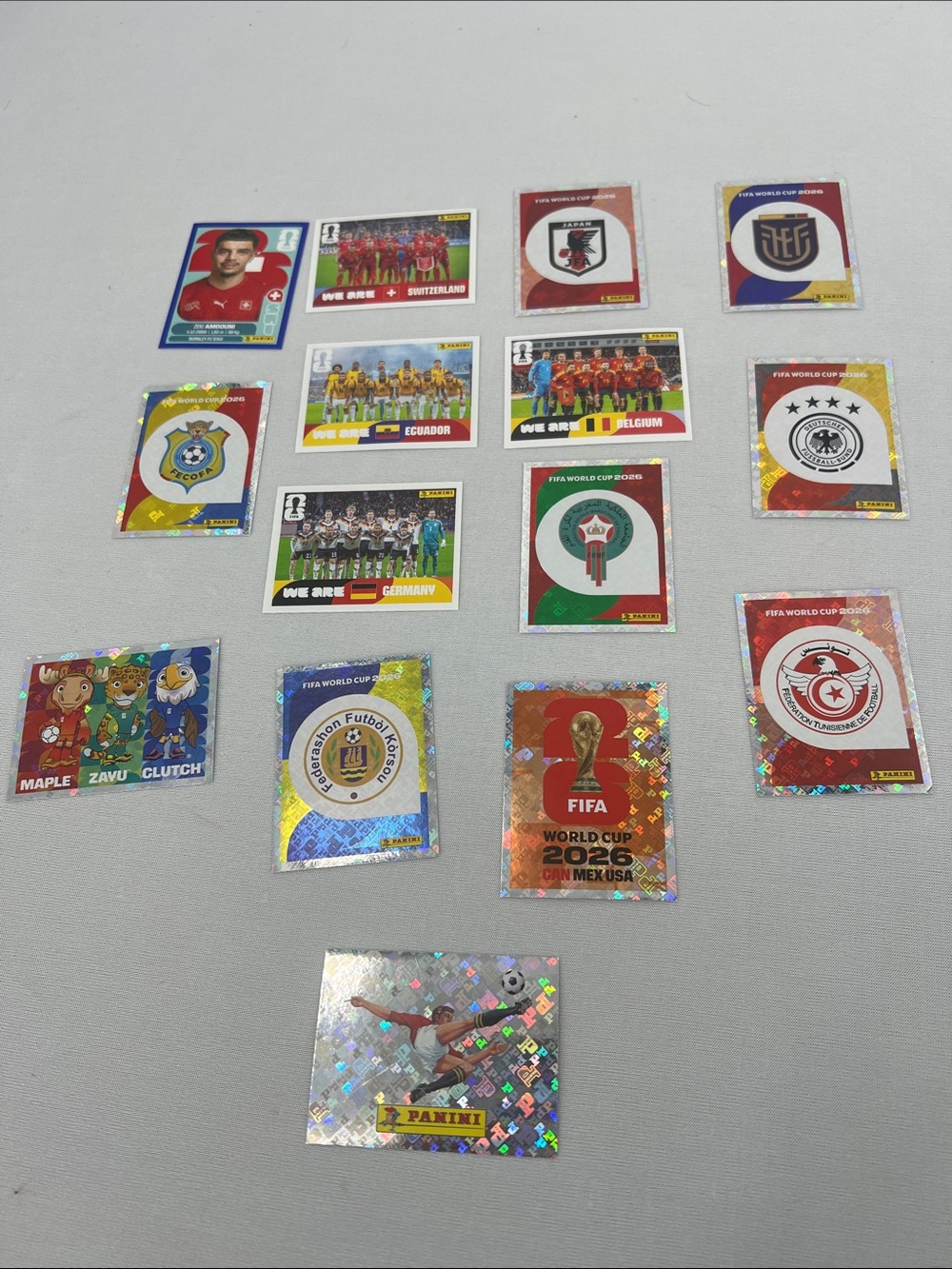 Panini World Cup Sticker Collection Germany bundle 3